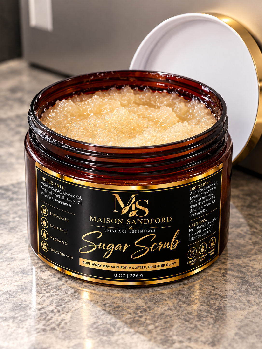 Maison Sandford Sugar Scrub 8oz